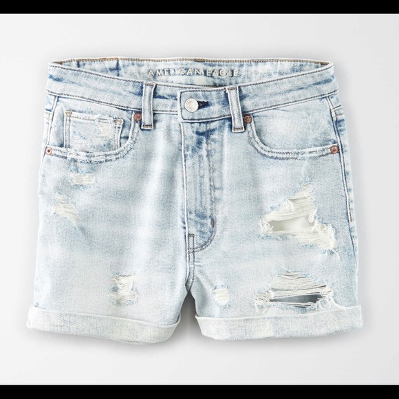 ❌SOLD❌AE Stretch Denim/Jean Mom Shorts Size 2 - Picture 4 of 13